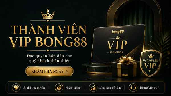 hành Viên VIP Bong88 Và Đặc Quyền Ưu Đãi